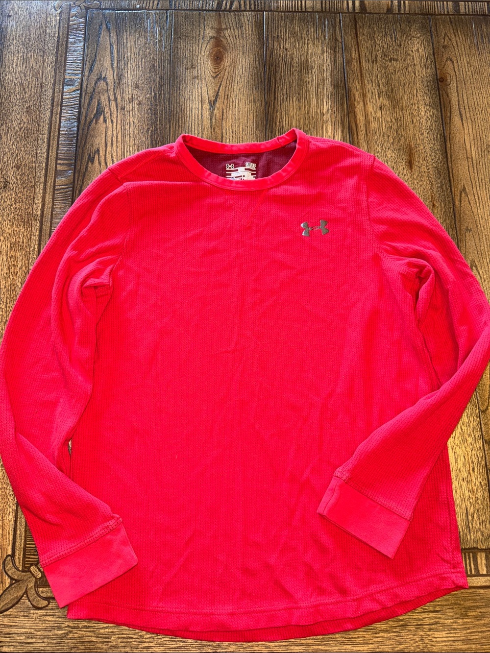 Under Armour Men’s Long-Sleeve Crew Neck Shirt - Red